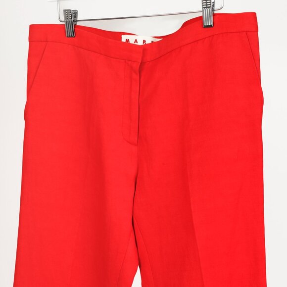Marni Tomato Red Chino Pant - Picture 5 of 11
